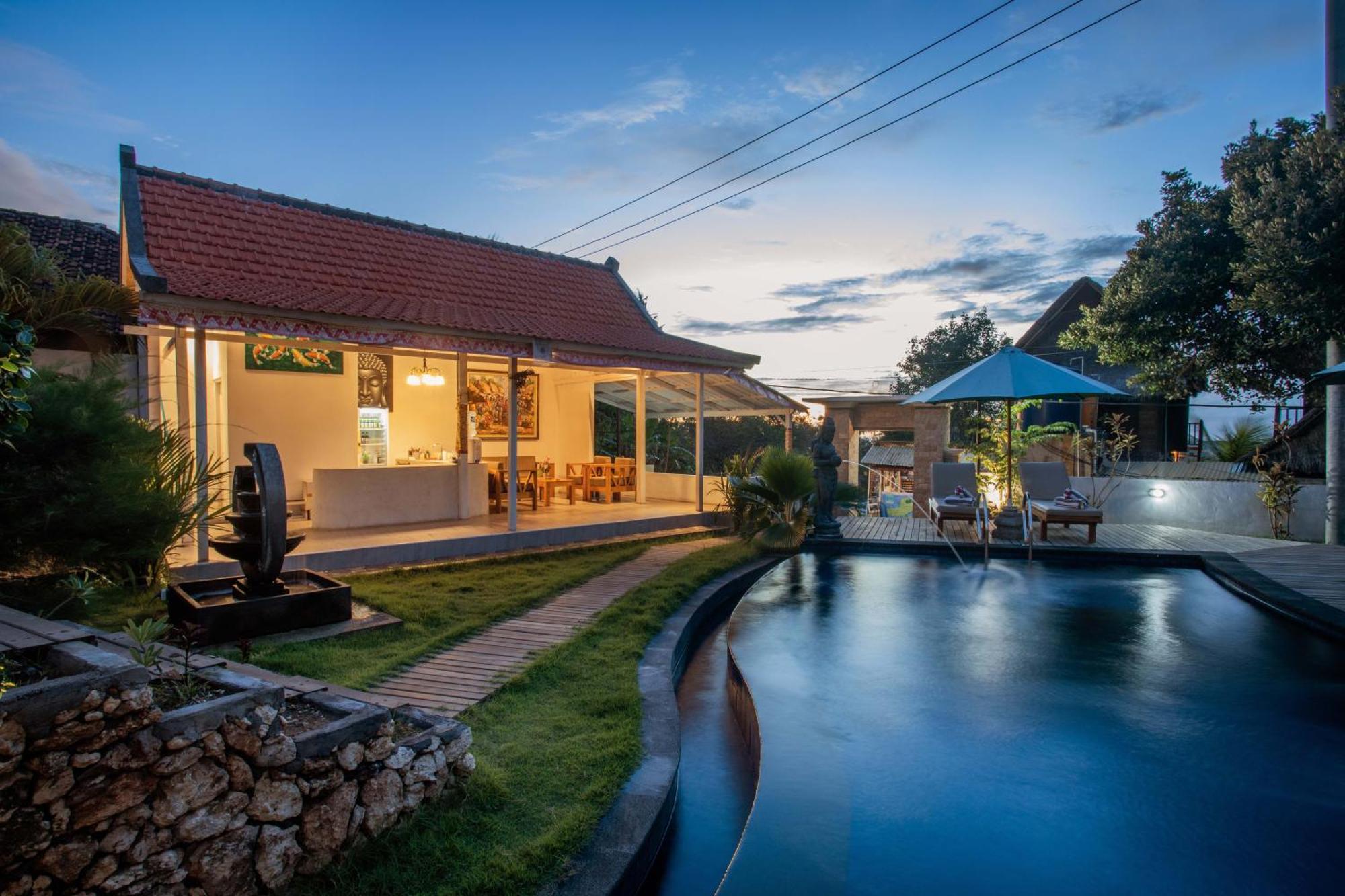 Blue Sky Villa Ceningan Нуса Лембонган Екстериор снимка